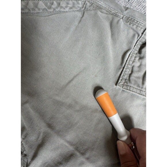 Carhartt Cargo Shorts Size 36 Loden Green B164LDN Canvas Workwear y2k Distressed - Picture 16 of 16